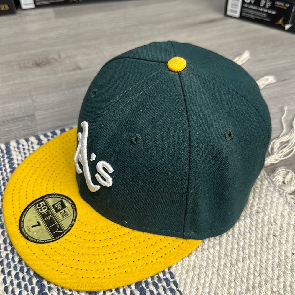 New era fitted A’s cap